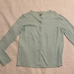 Worthington Women's Light Blue Button Down Shirt